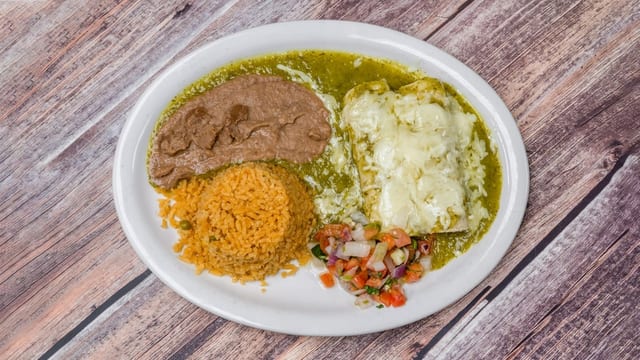 4. Enchiladas Verdes.