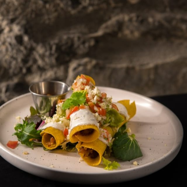 38. Flautas Plate.